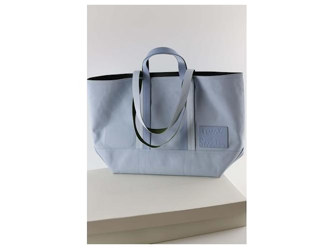 Paul Smith Borsa tote in cotone blu - vista 6