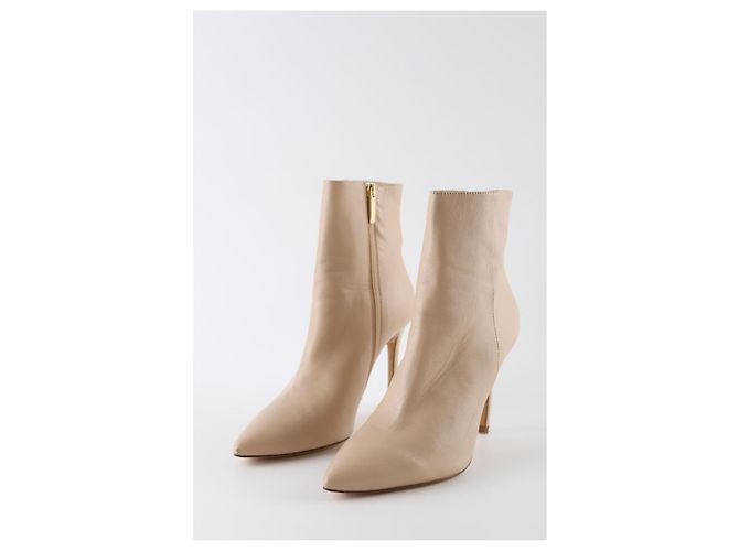 Lk Bennett Botas de cuero beige - vista 2
