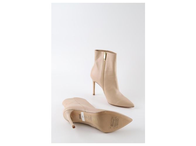 Lk Bennett Botas de cuero beige - vista 6