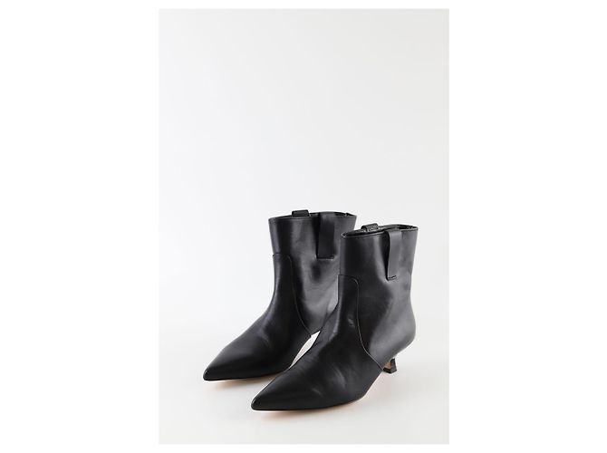 Lk Bennett Botas de couro pretas - vista 3