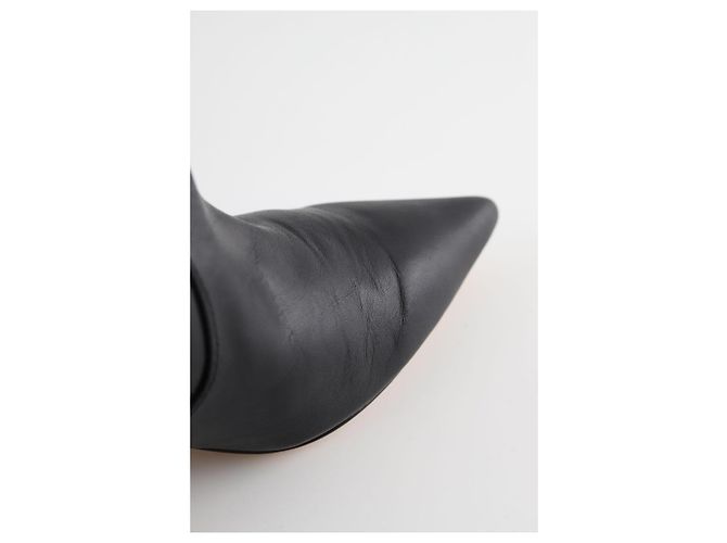 Lk Bennett Botas de couro pretas - vista 4