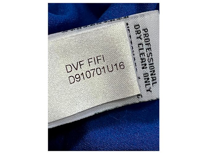 Diane Von Furstenberg DvF Fifi Spitzenkleid in königsblau - Ansicht 7