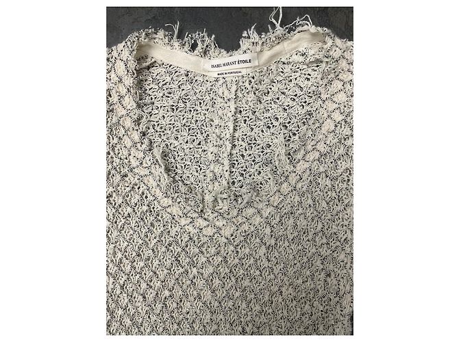 Vestido Isabel Marant Etoile de punto abierto crema Crudo - vista 2