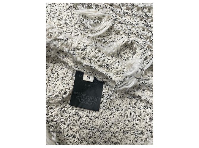 Vestido Isabel Marant Etoile de punto abierto crema Crudo - vista 3