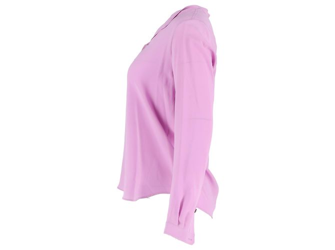 Stella Mc Cartney Polo a maniche lunghe Stella McCartney in cotone viola Porpora - vista 2