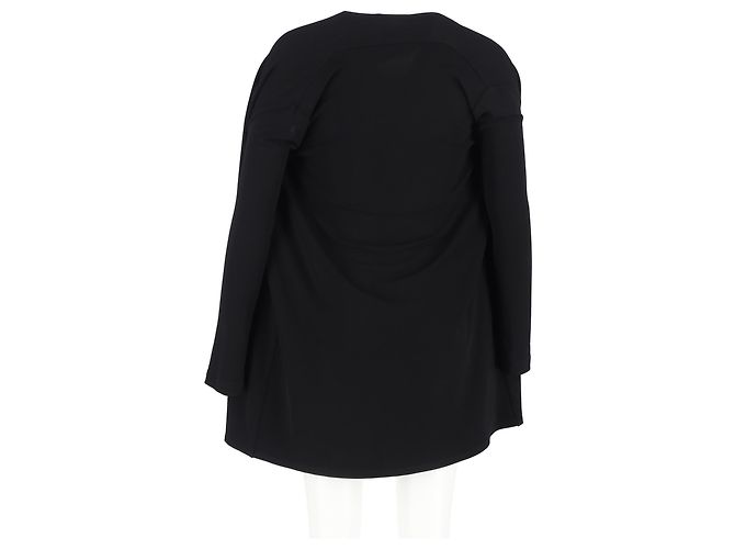 Der offene Front-Cardigan von The Row aus schwarzer Wolle - Ansicht 6