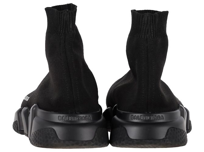 Baskets Balenciaga Speed Trainer en polyester noir - vue 5