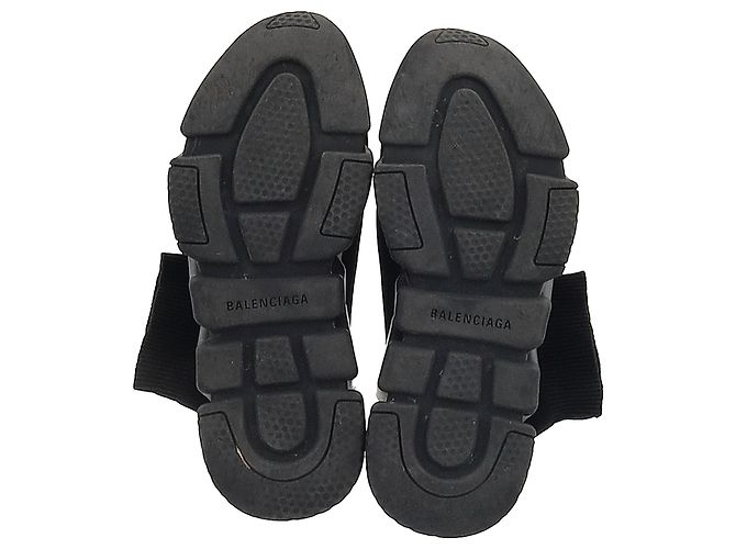 Baskets Balenciaga Speed Trainer en polyester noir - vue 6