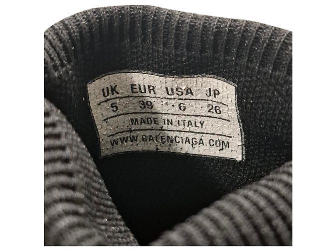 Baskets Balenciaga Speed Trainer en polyester noir - vue 8