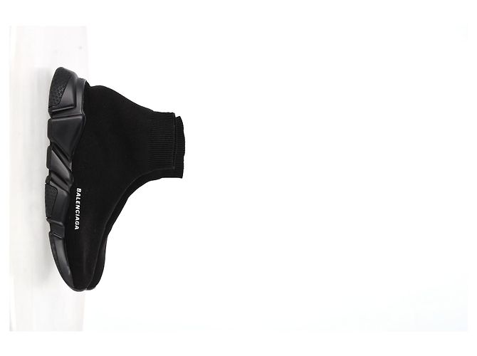 Baskets Balenciaga Speed Trainer en polyester noir - vue 9