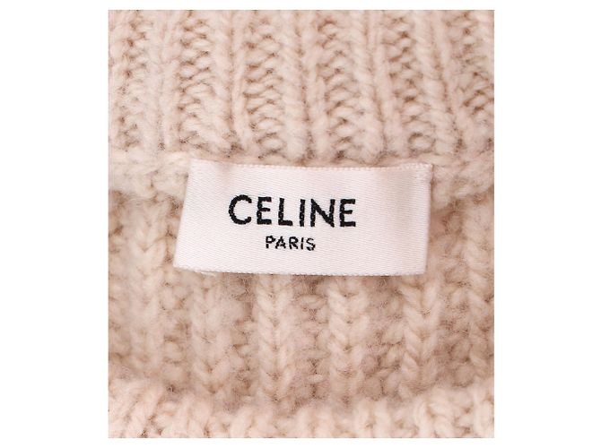Céline Gestreifter Rundhals-Pullover Celine aus mehrfarbiger Wolle Mehrfarben - Ansicht 10