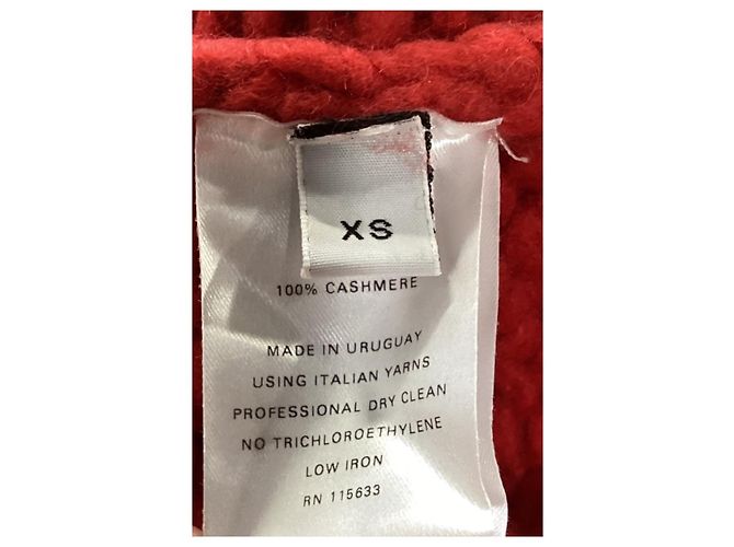 Lawrence Strickpullover von Gabriela Hearst aus roter Kaschmirwolle - Ansicht 2