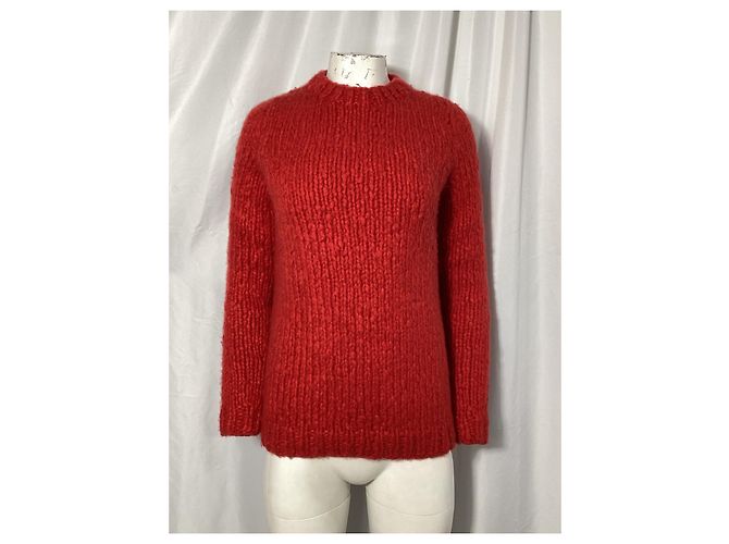 Lawrence Strickpullover von Gabriela Hearst aus roter Kaschmirwolle - Ansicht 3