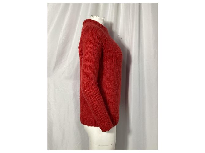 Lawrence Strickpullover von Gabriela Hearst aus roter Kaschmirwolle - Ansicht 5