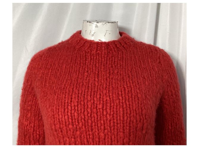 Lawrence Strickpullover von Gabriela Hearst aus roter Kaschmirwolle - Ansicht 6