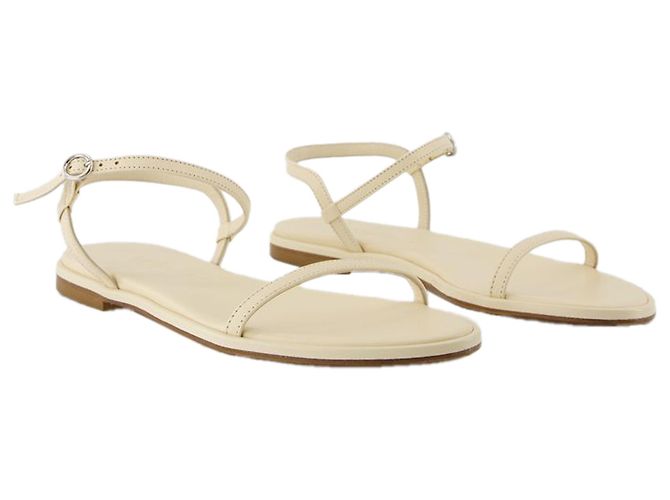 Nettie Sandals - Aeyde - Leather - White - view 2
