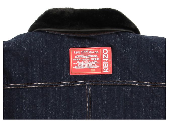 KENZO Jacken T.International L Denim - Jeans Marineblau - Ansicht 5