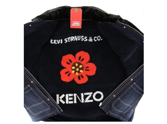 KENZO Jacken T.International L Denim - Jeans Marineblau - Ansicht 6