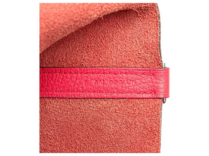 Hermès Picotin Lock 18 in pelle Clémence rosa - vista 6