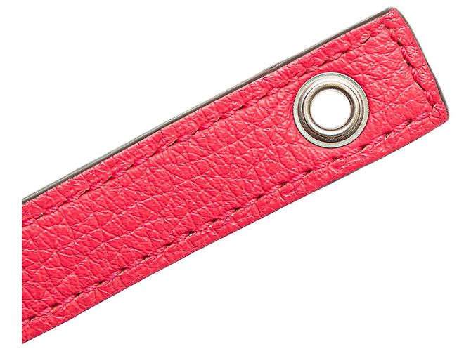 Hermès Picotin Lock 18 in pelle Clémence rosa - vista 9