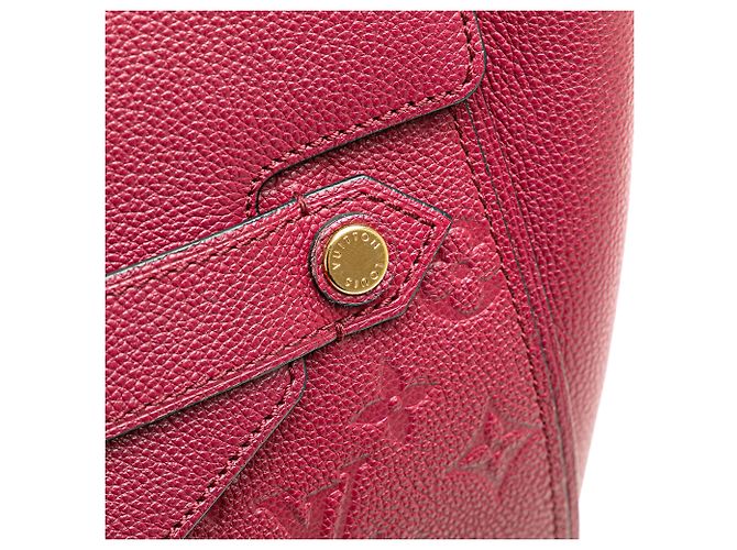 Trocadero Monogram Empreinte Rosso di Louis Vuitton Bordò - vista 11