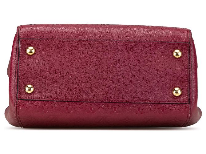 Trocadero Monogram Empreinte Rosso di Louis Vuitton Bordò - vista 3