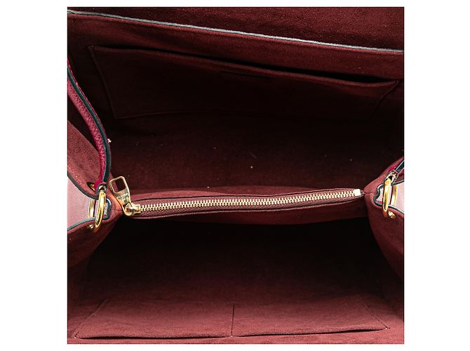 Trocadero Monogram Empreinte Rosso di Louis Vuitton Bordò - vista 4