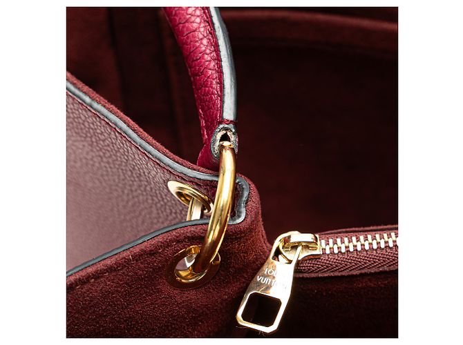 Trocadero Monogram Empreinte Rosso di Louis Vuitton Bordò - vista 9
