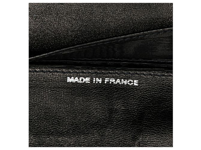 Clutch in catena in vernice nera CC cioccolato di Chanel Nero - vista 7