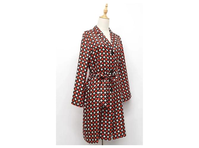 Max Mara Seidenkleid mit Muster Mehrfarben - Ansicht 2
