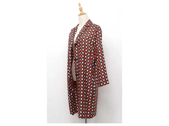 Max Mara Seidenkleid mit Muster Mehrfarben - Ansicht 3
