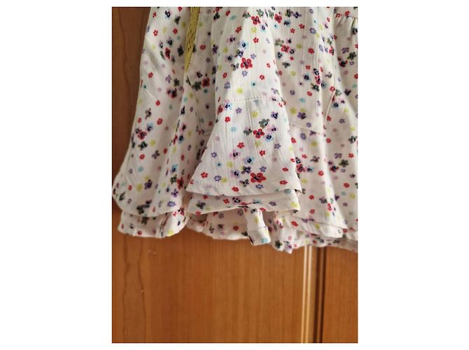 Falda Zadig & Voltaire de viscosa con detalles de encaje amarillo Multicolor - vista 8