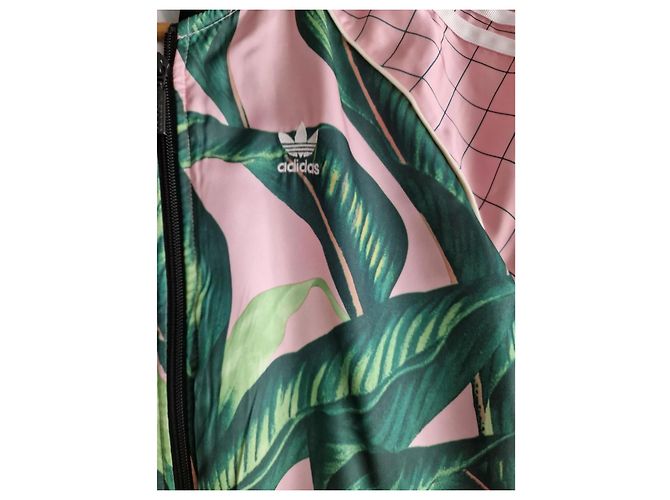 Adidas Jacke Rosa Synthetik Pink - Ansicht 4