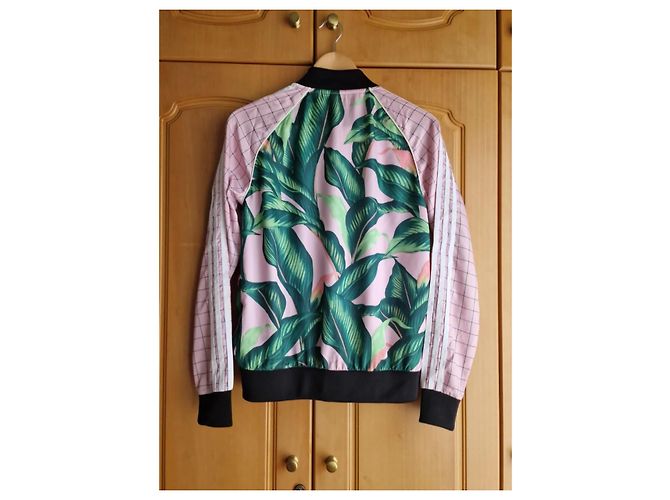 Adidas Jacke Rosa Synthetik Pink - Ansicht 7