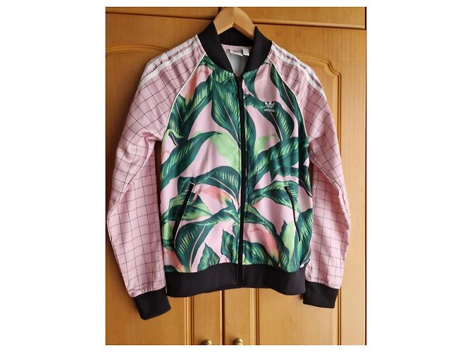 Adidas Jacke Rosa Synthetik Pink - Ansicht 8
