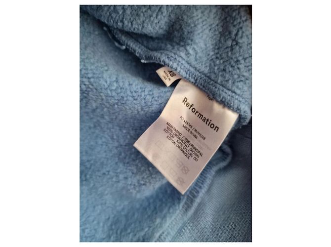 Sudadera Reformation Azul de Algodón - vista 4