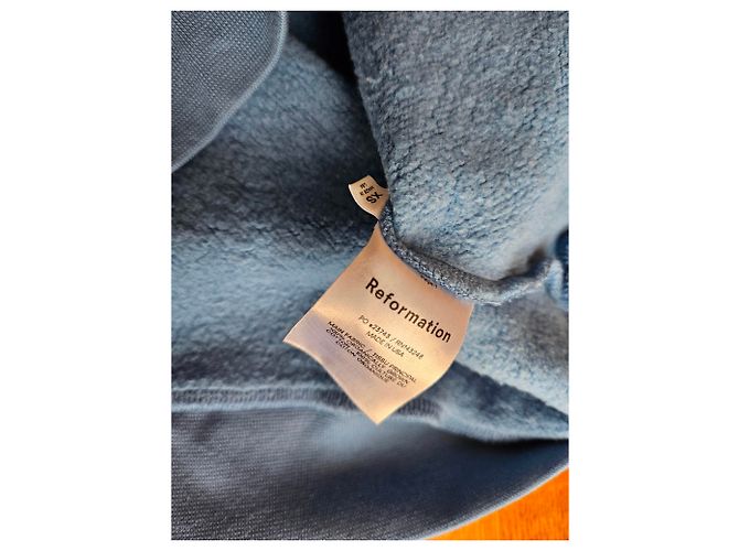 Sudadera Reformation Azul de Algodón - vista 8