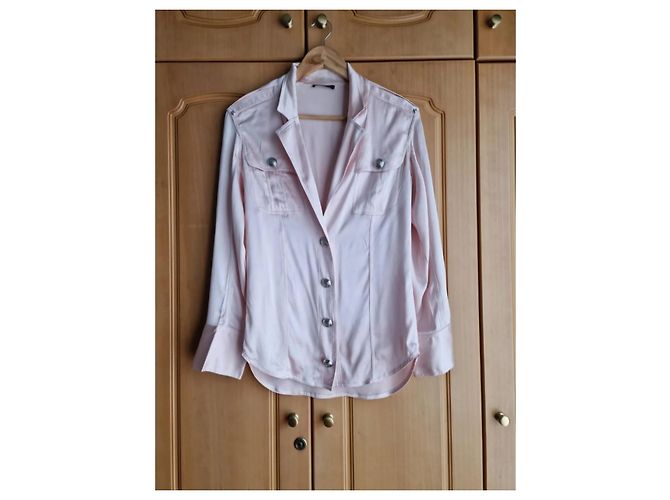 Camisa de seda Balmain rosa - vista 2