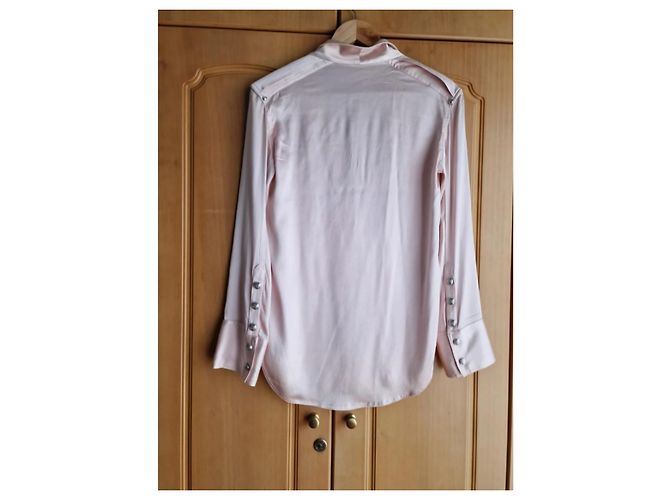 Camisa de seda Balmain rosa - vista 4
