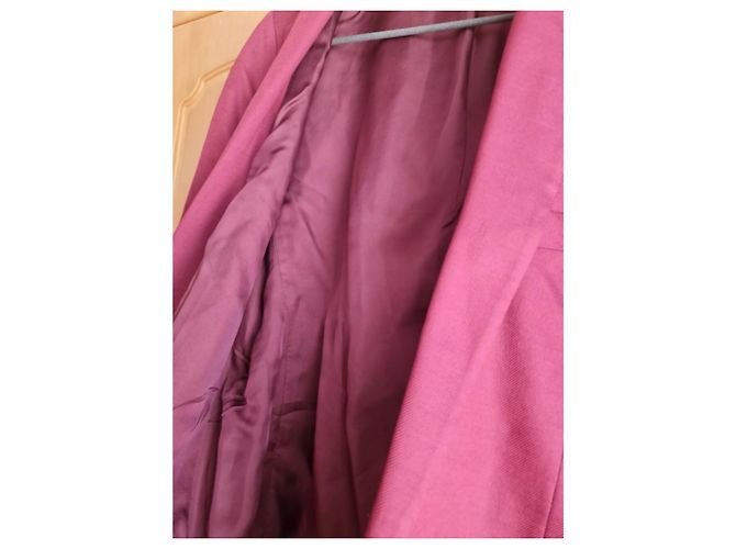 Blazer Acne in cotone bordeaux Bordò - vista 5