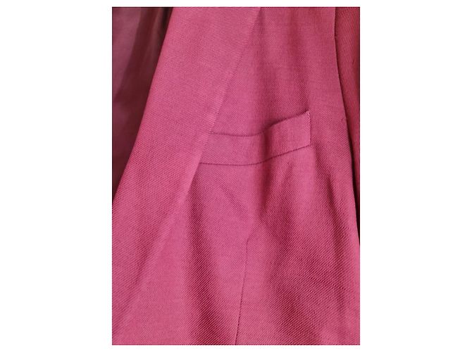 Blazer Acne in cotone bordeaux Bordò - vista 6