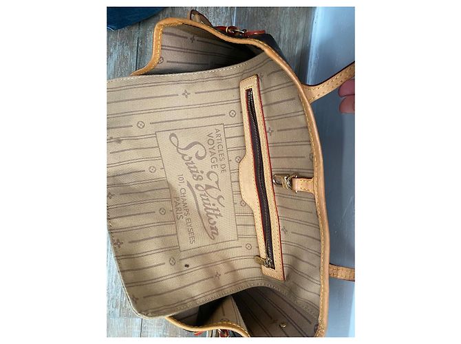 Louis Vuitton Neverfull Modell Größe MM Braun - Ansicht 13