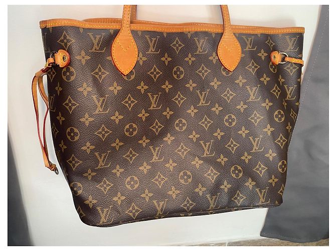 Louis Vuitton Neverfull Modell Größe MM Braun - Ansicht 15