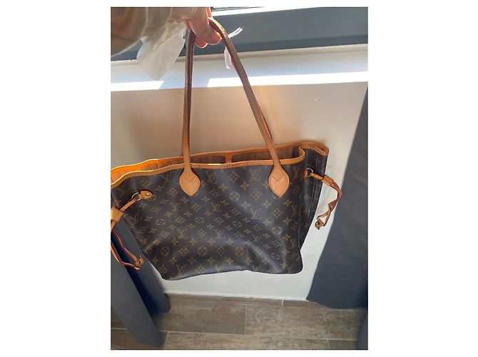 Louis Vuitton Neverfull Modell Größe MM Braun - Ansicht 3
