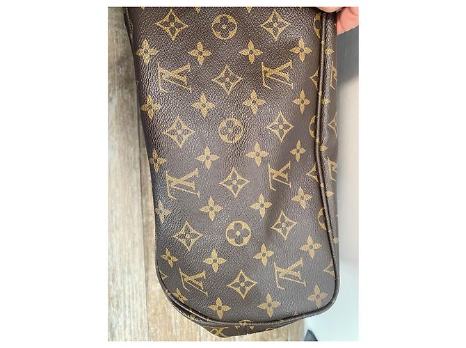 Louis Vuitton Neverfull Modell Größe MM Braun - Ansicht 5