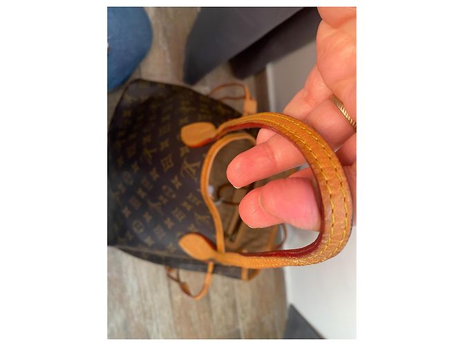 Louis Vuitton Neverfull Modell Größe MM Braun - Ansicht 8