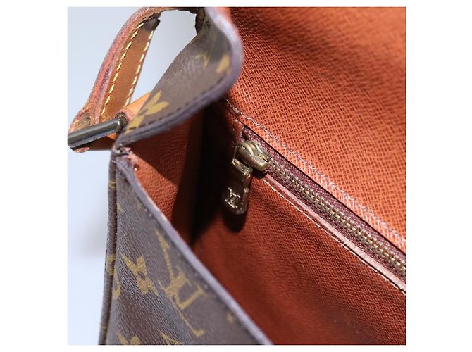 Saint-Cloud LOUIS VUITTON Monogram Saint Cloud GM Borsa a Spalla M51242 LV Auth 113452 Monogramma - vista 25