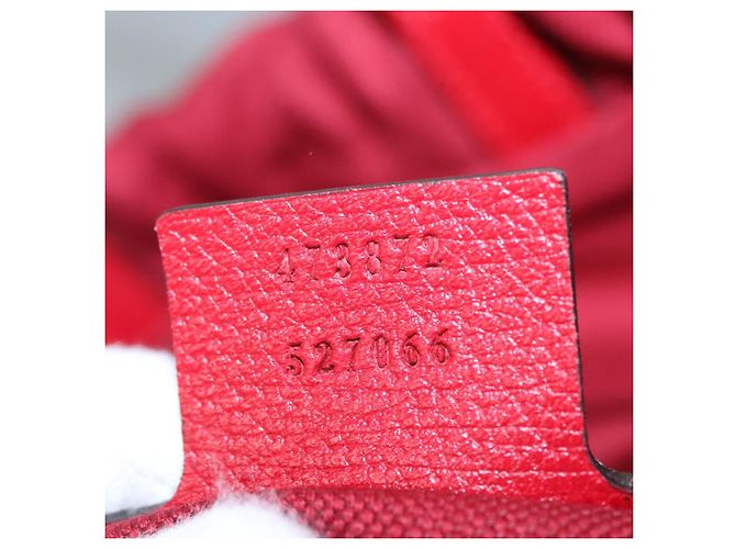 GUCCI Backpack Canvas Red Navy 473872 Auth BA150 Navy blue - view 12