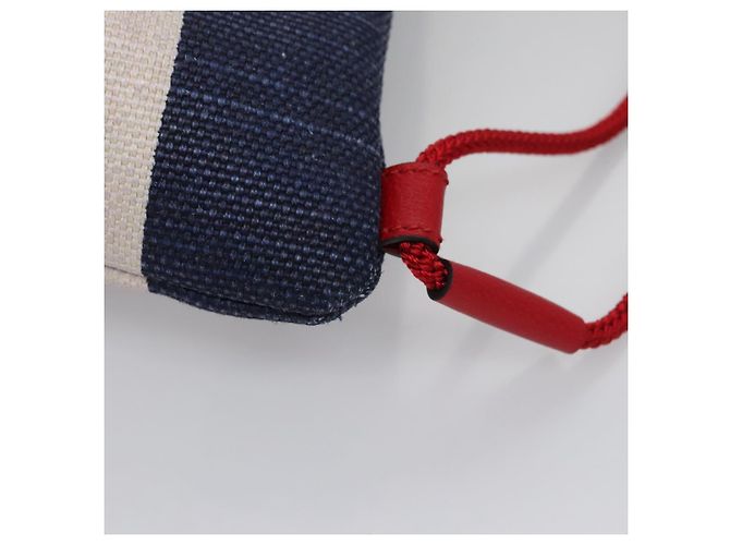 GUCCI Backpack Canvas Red Navy 473872 Auth BA150 Navy blue - view 14