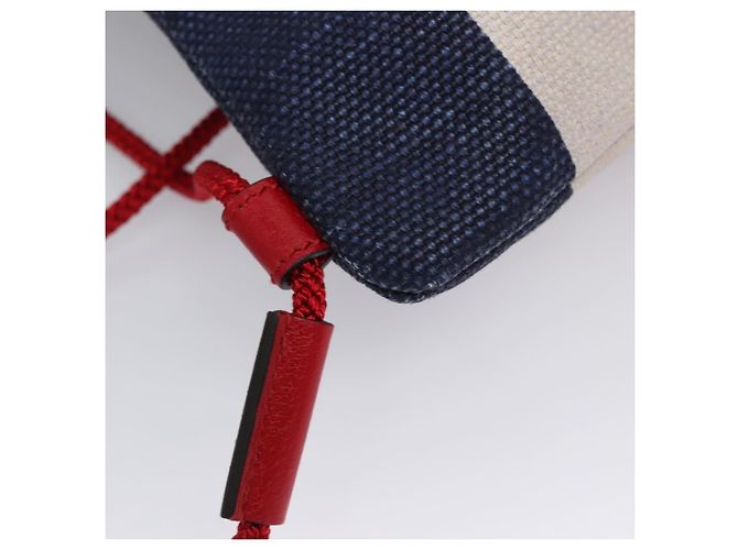 GUCCI Backpack Canvas Red Navy 473872 Auth BA150 Navy blue - view 15